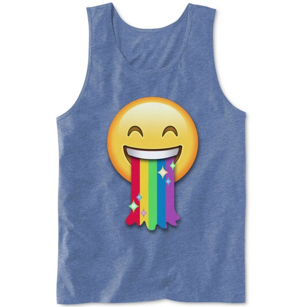 Jem Mens Smiley Face Tank Top, NWT